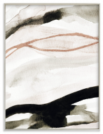 neutral master bedroom artwork