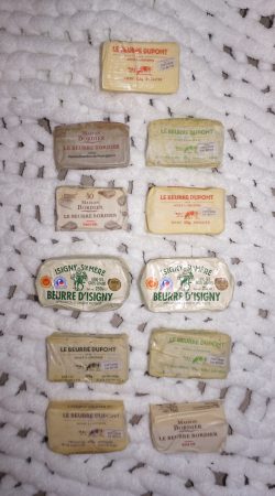 All the butter I brought home!